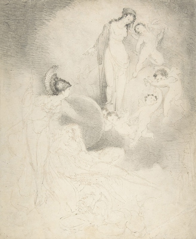 William Pitts - Scene with Classical Figures