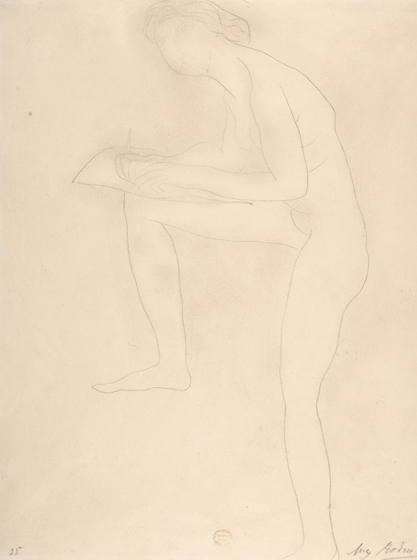 Auguste Rodin - Sketch for Figure on Whistler Monument