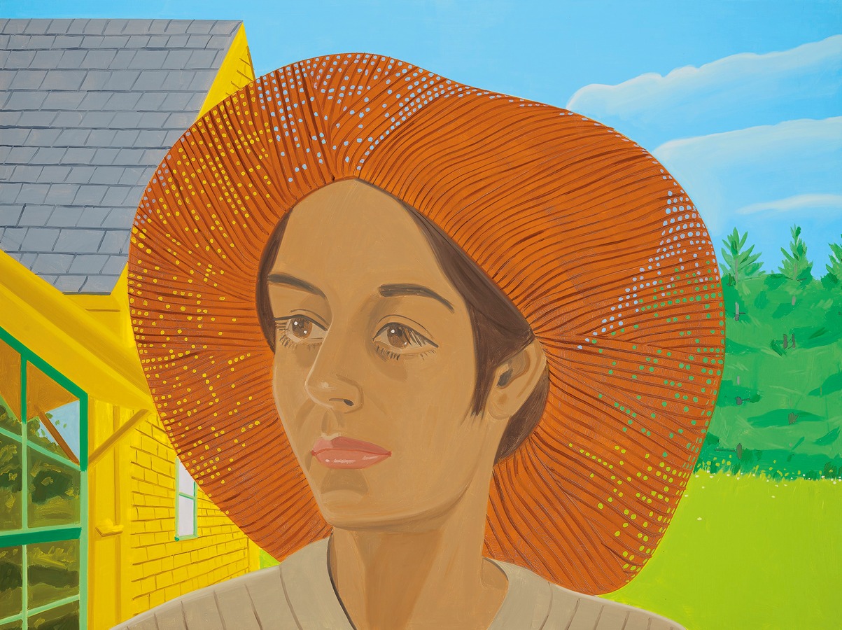 Orange Hat 2 by Alex Katz Artvee