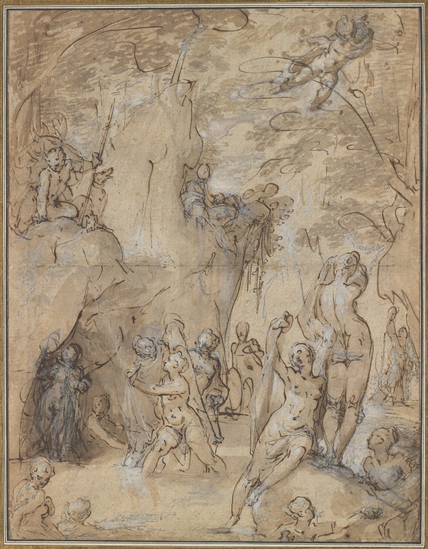 Bartholomaeus Spranger - Diana and Actaeon