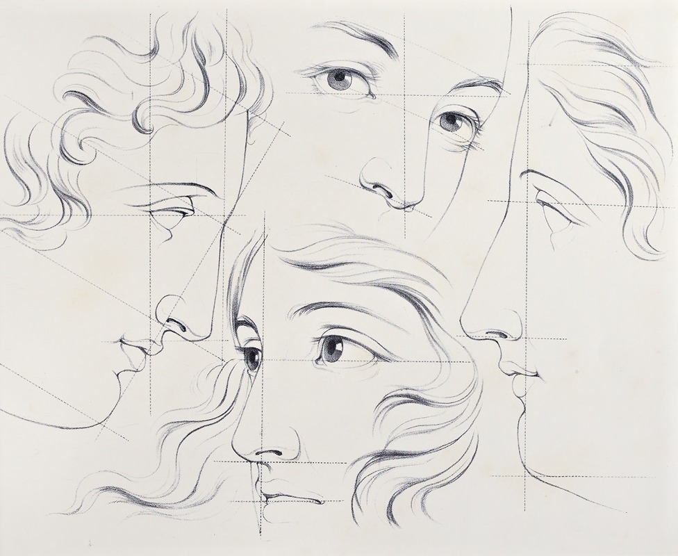 Bernard-Romain Julien - Julien’s Studies of Heads pl 06