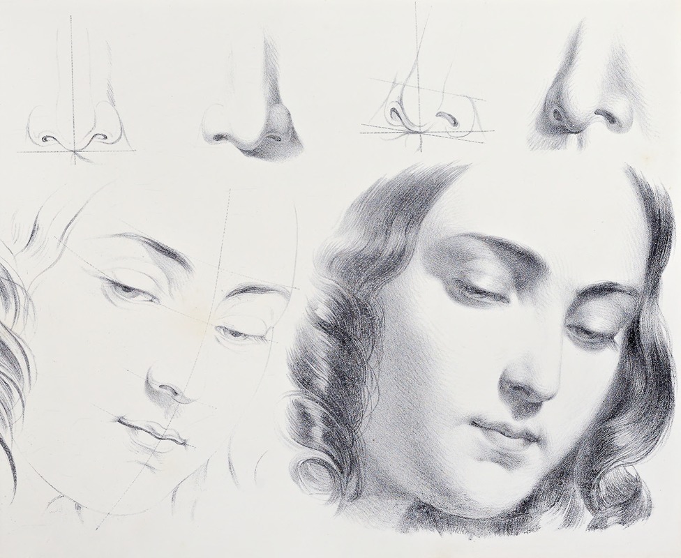 Bernard-Romain Julien - Julien’s Studies of Heads pl 10