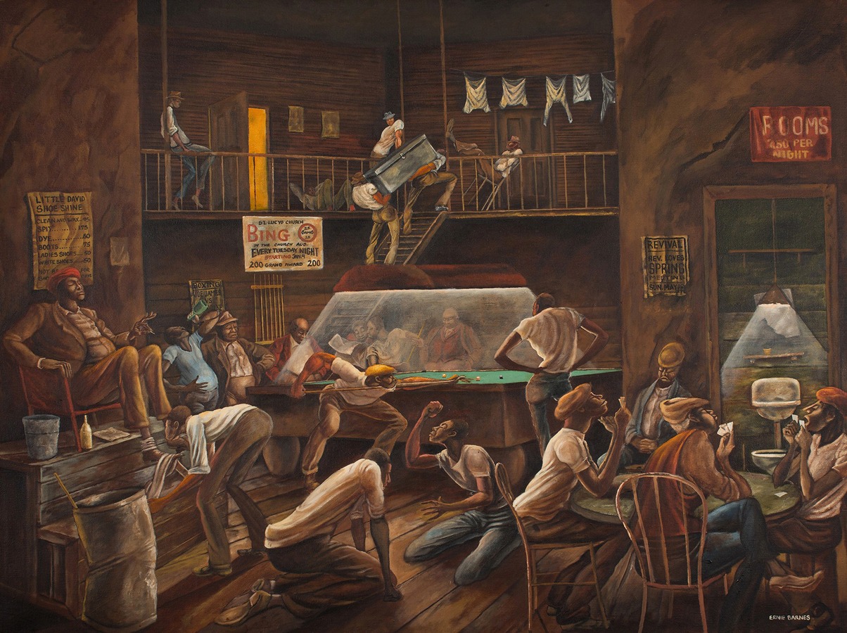 Life After Sundown by Ernie Barnes Artvee