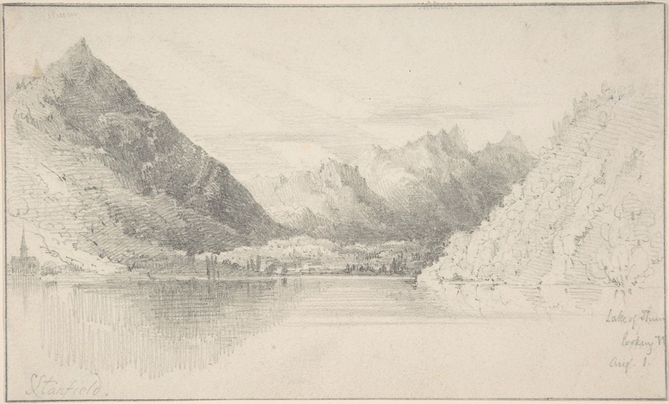 Clarkson Stanfield - Lake of Thun looking North