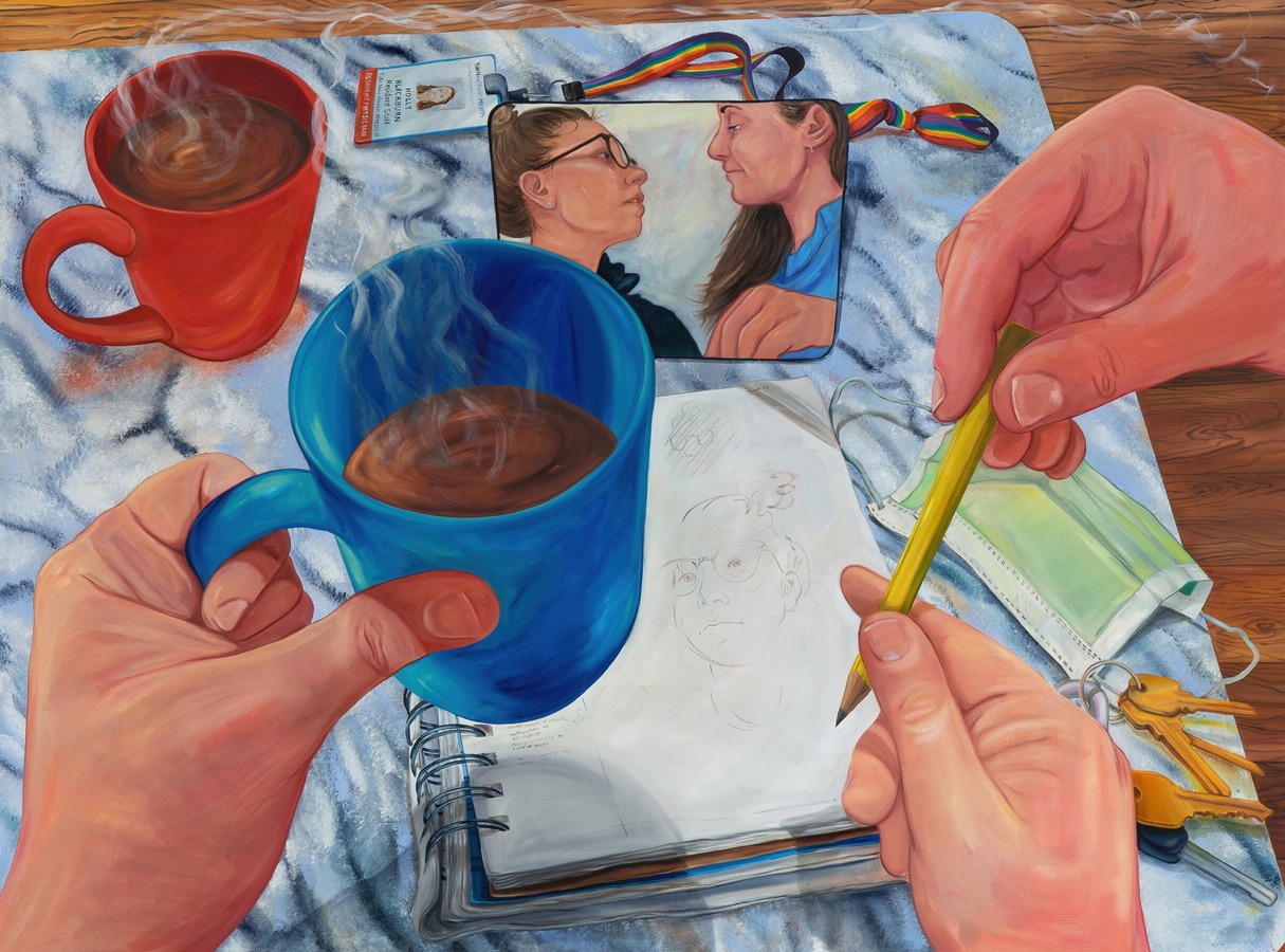 Put the pencil down my love by Artvee