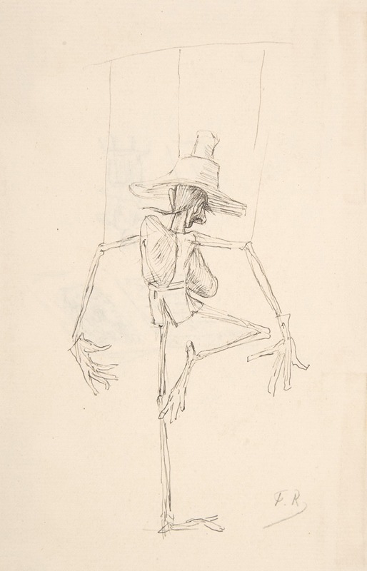Félicien Rops - Study of Patin
