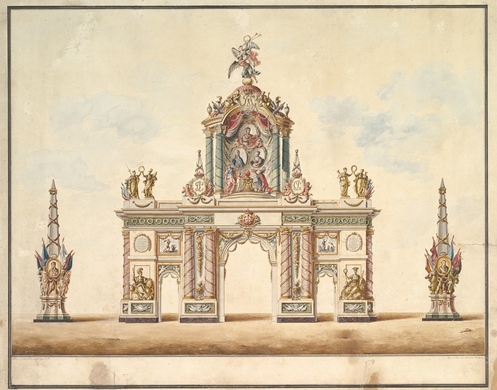 Francisco Antonio de Sousa - Triumphal Arch, April 1814