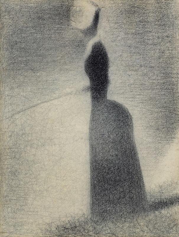 Georges Seurat - A Woman Fishing