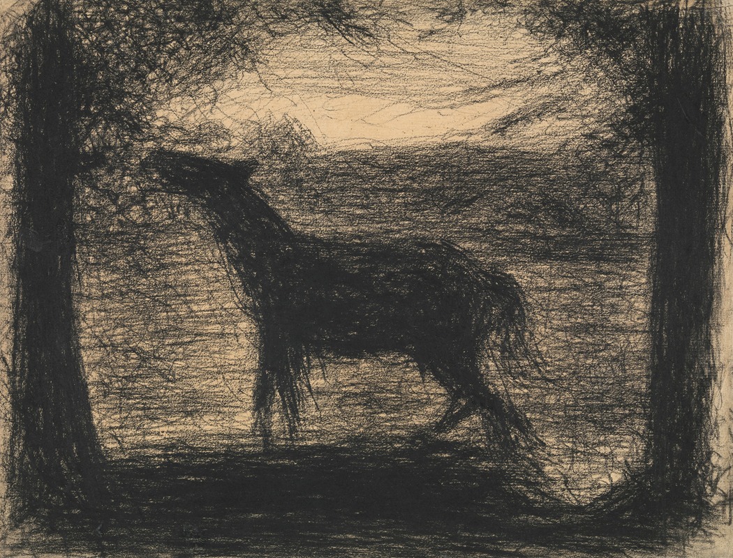 Georges Seurat - Foal (Le Poulain) [also called ‘The Colt’]