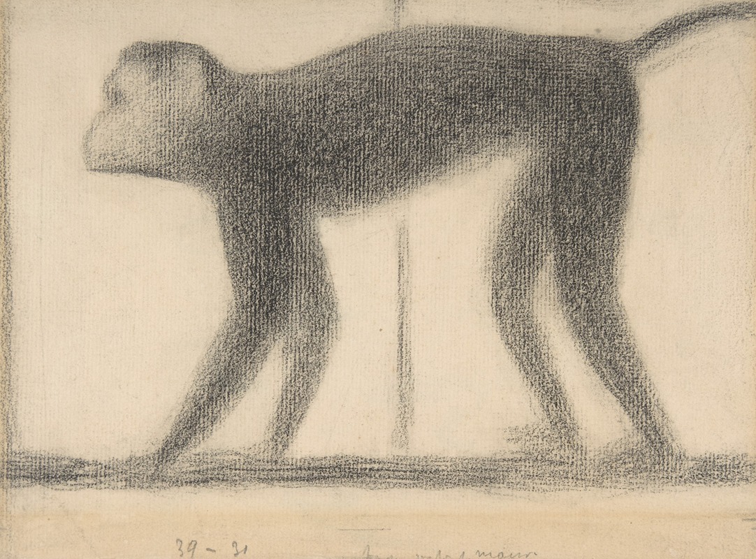 Georges Seurat - Monkey