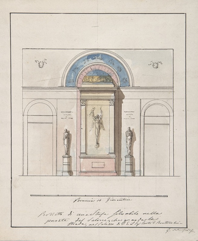 Giovanni Battista Silvestri - Elevation ‘della nuova Galleria’