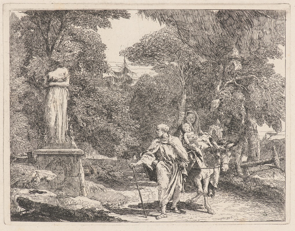 Giovanni Domenico Tiepolo - The Episode of the Falling Idol
