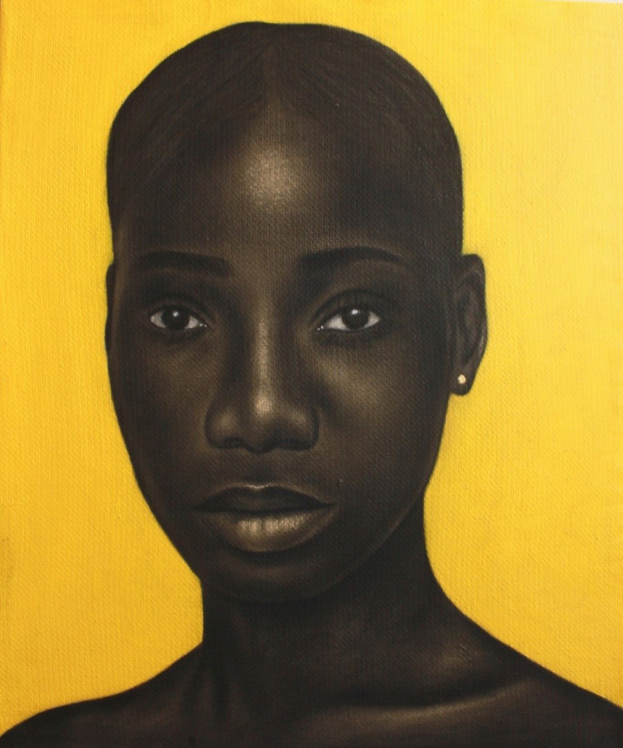 black-and-yellow-by-franklin-ndibam-artvee