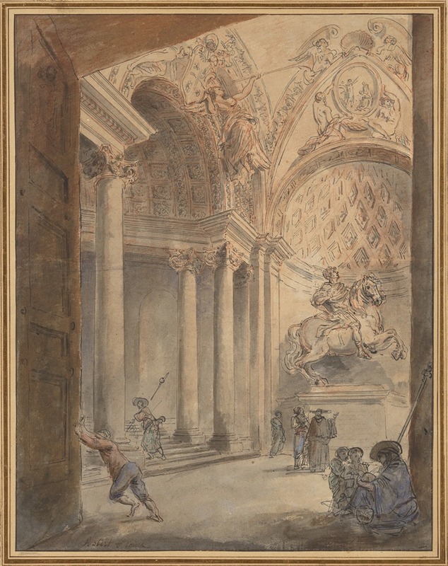 Hubert Robert - Interior of Saint Peter’s