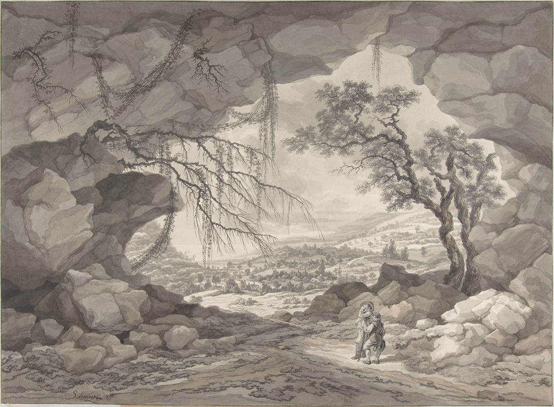 Jakob Matthias Schmutzer - Landscape near Mödling