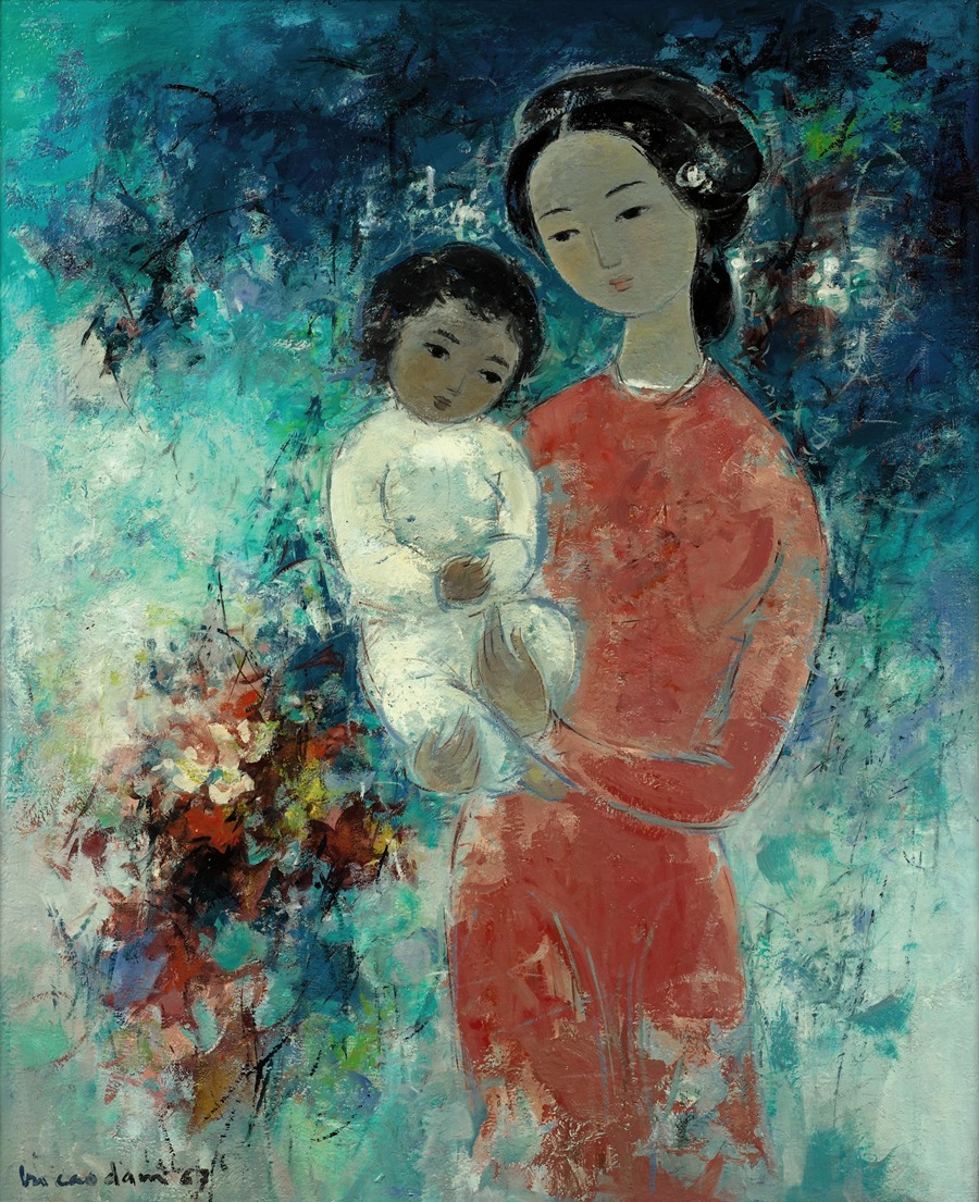 Vu Cao Dam - Mere et Enfant (Mother and Child)