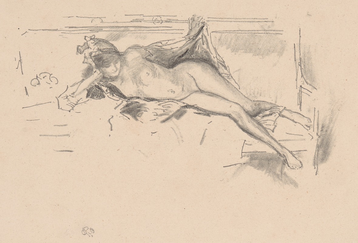 James Abbott McNeill Whistler - Nude Model Reclining