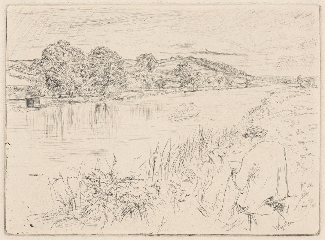 James Abbott McNeill Whistler - Sketching, No. 1