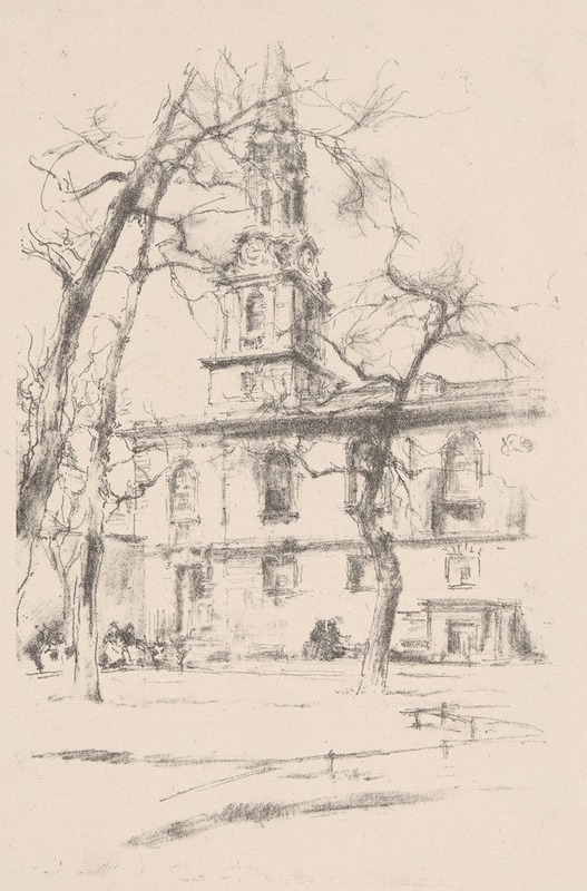 James Abbott McNeill Whistler - St. Giles-in-the-Fields
