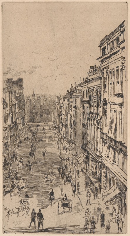 James Abbott McNeill Whistler - St. James Street, London