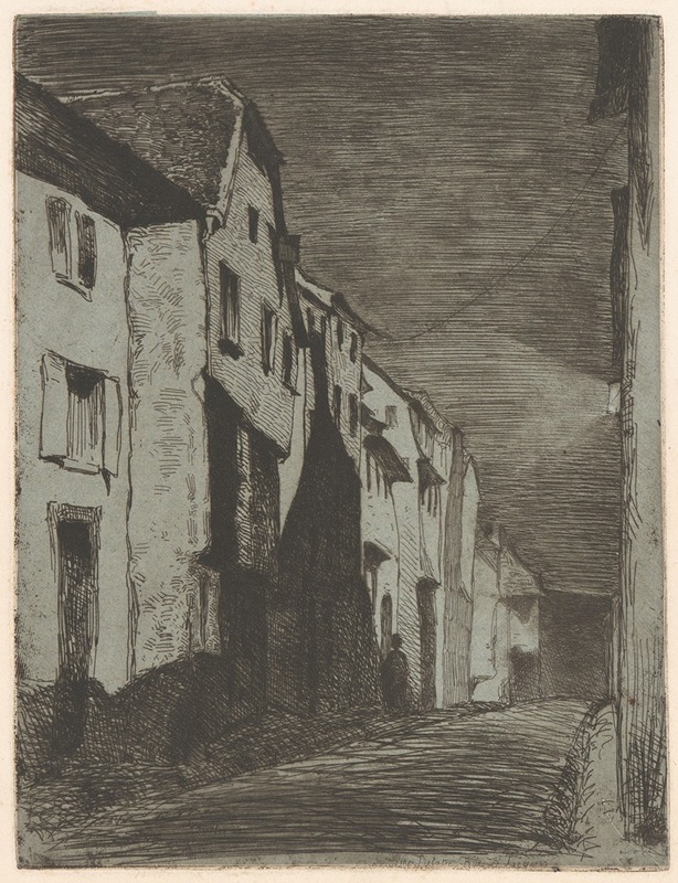 James Abbott McNeill Whistler - Street at Saverne