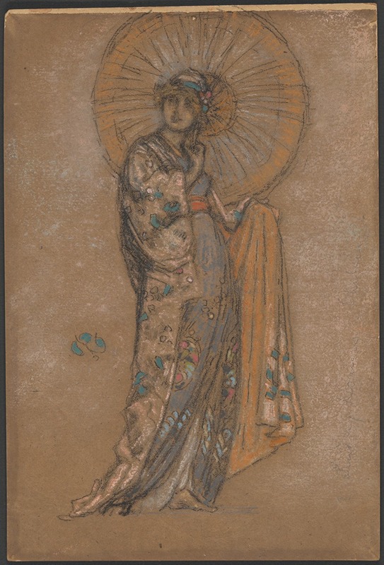 James Abbott McNeill Whistler - The Japanese Dress