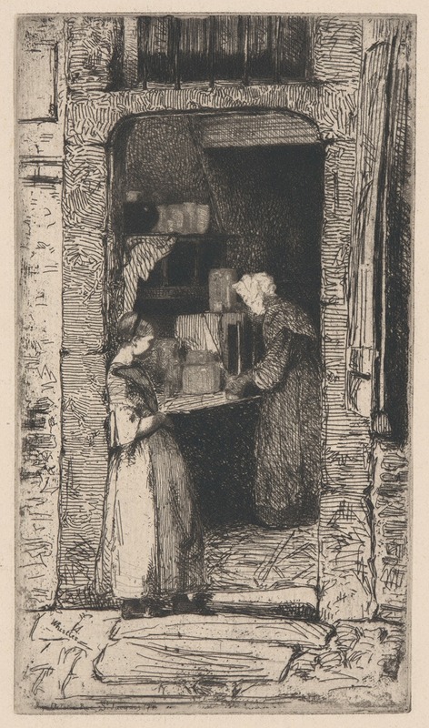 James Abbott McNeill Whistler - The Mustard Vendor (La Marchande de Moutarde)