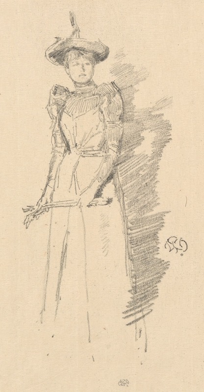 James Abbott McNeill Whistler - The Suede Gloves (Les Gants de Suéde)