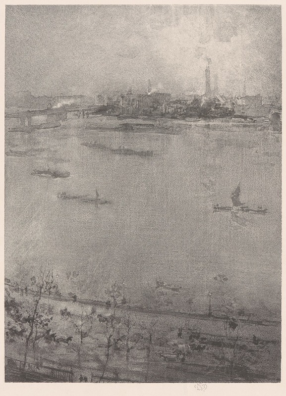 James Abbott McNeill Whistler - The Thames