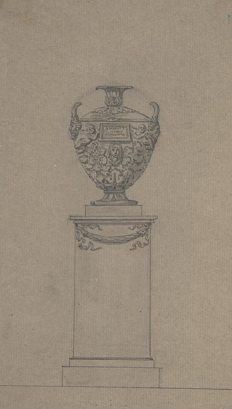 Johann Gottfried Schadow - Design for a Tomb with an Urn