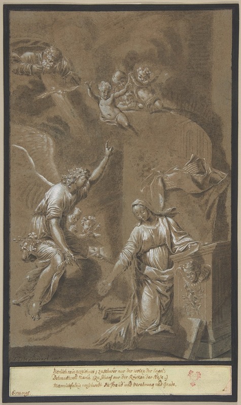 Johann Jakob von Sandrart - The Annunciation