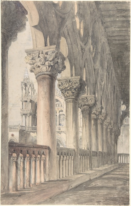 John Ruskin - Loggia of the Ducal Palace, Venice