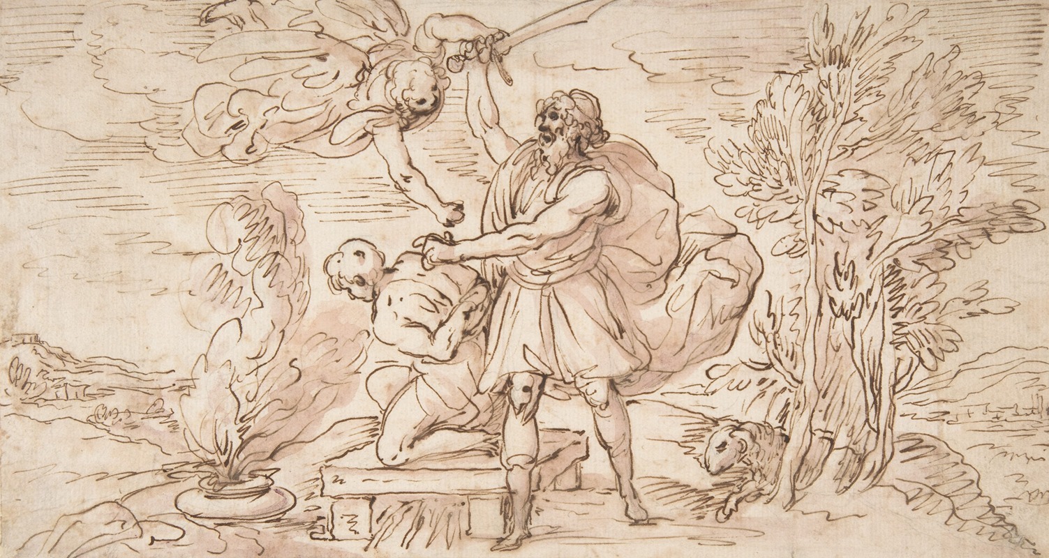 Domenico Gargiulo - Abraham about to Sacrifice Isaac