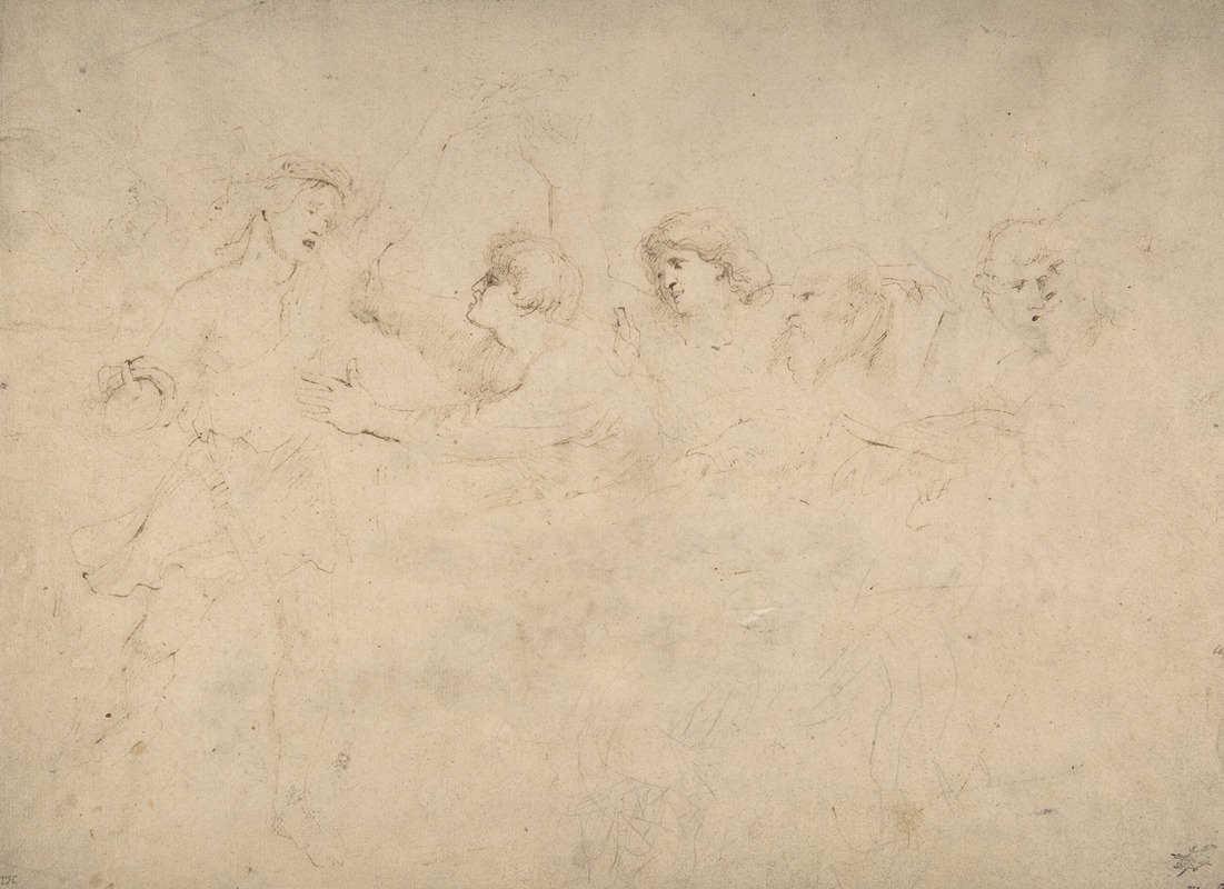 Peter Paul Rubens - Alcibiades Interrupting the Symposium