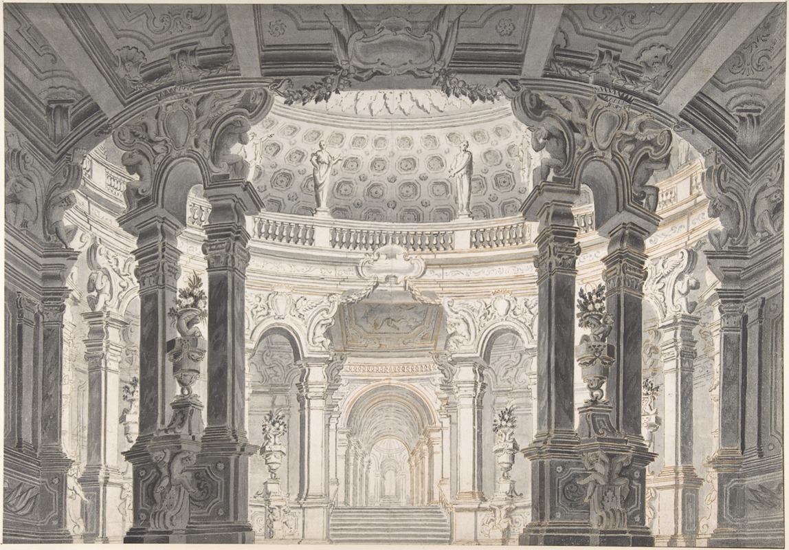 Pietro Righini - Design for a Stage Set