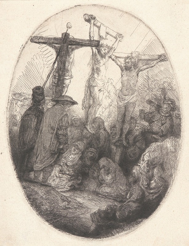 Rembrandt van Rijn - Christ Crucified between the Two Thieves