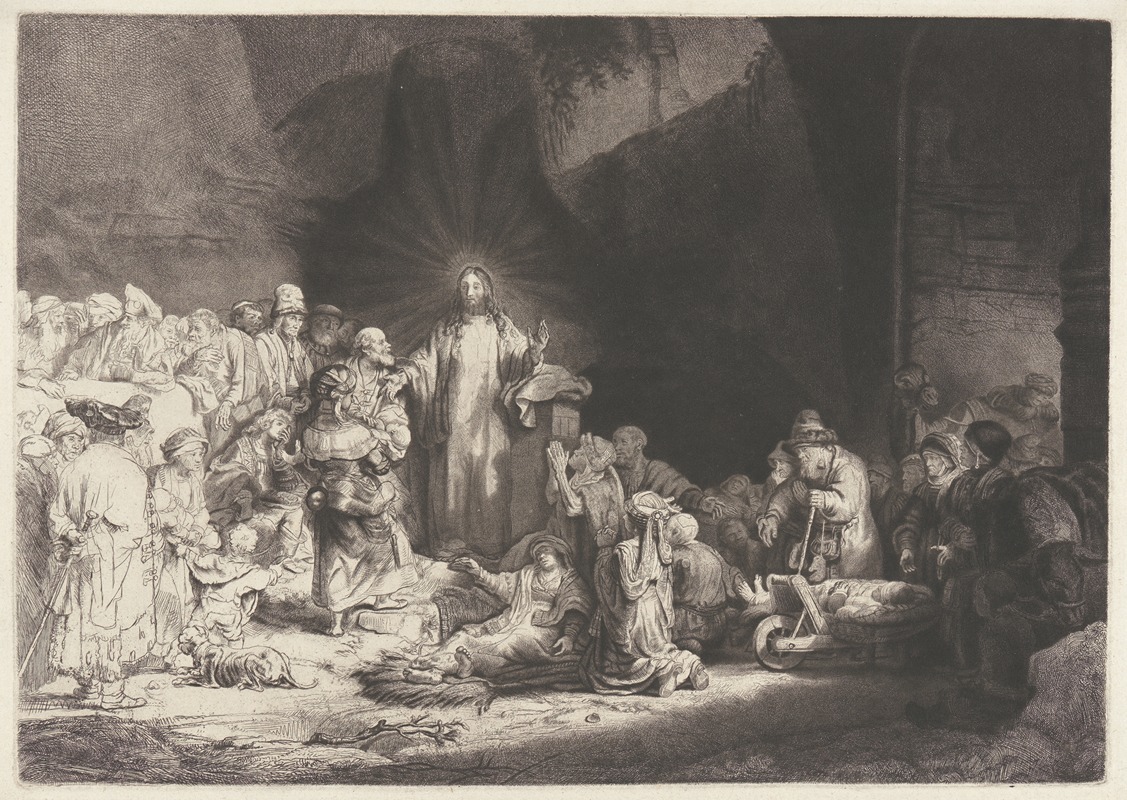 Rembrandt van Rijn - Christ Healing the Sick