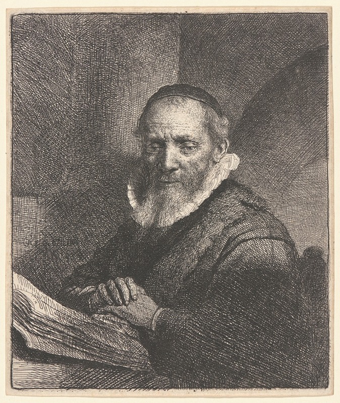 Rembrandt van Rijn - Jan Cornelis Sylvius, Preacher