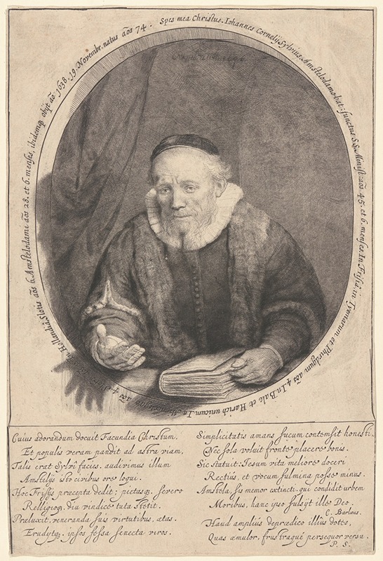 Rembrandt van Rijn - Jan Cornelis Sylvius, Preacher