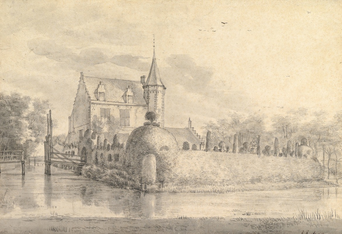 Roelant Roghman - The Castle Meerdevoort, near Dordrecht