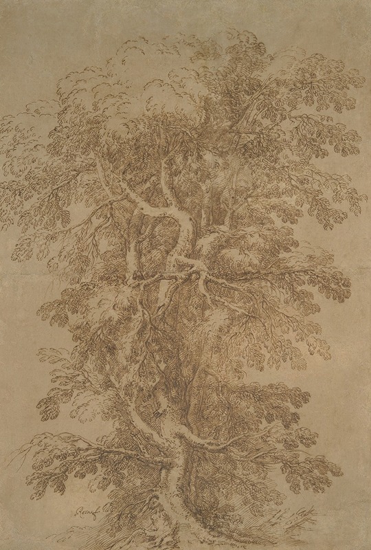 Salvator Rosa - A Large Tree