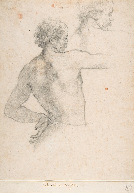 Santi Di Tito - Two Studies of a Man