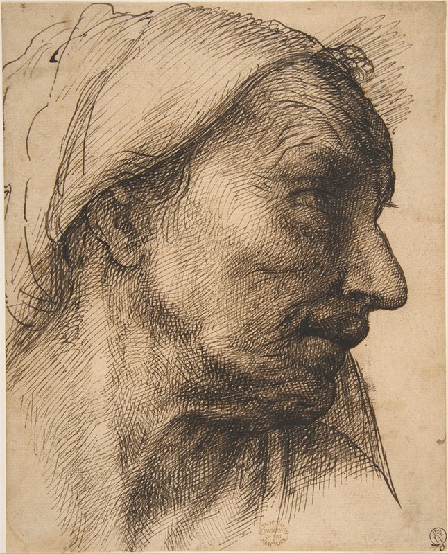 Sebastiano del Piombo - Head of an Old Woman