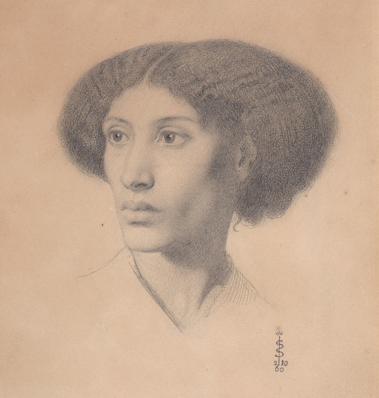 Simeon Solomon - Portrait of Fanny Eaton