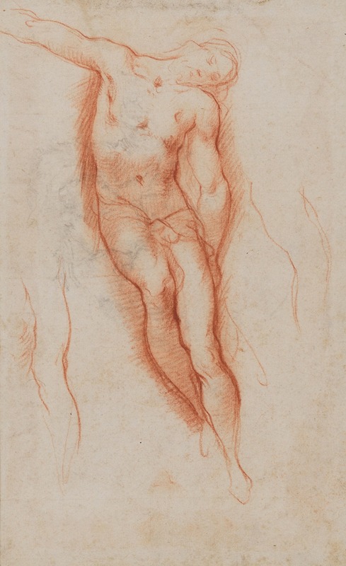 Ventura Salimbeni - Study for the Figure of Christ in a Deposition