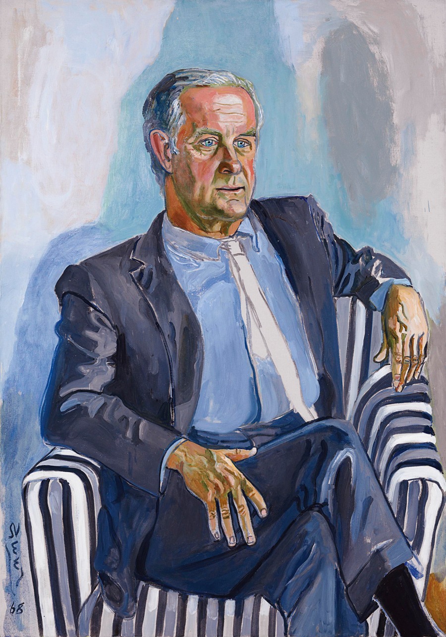 Portrait of Robert Graham by Alice Neel - Artvee