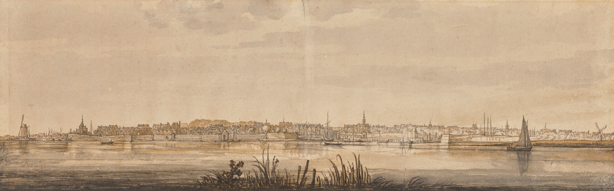 Aelbert Cuyp - Panoramic View of Dordrecht and the River Maas