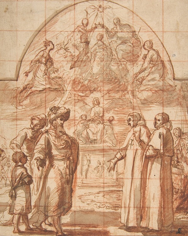 Alessandro Tiarini - Allegory of the Trinitarian Order