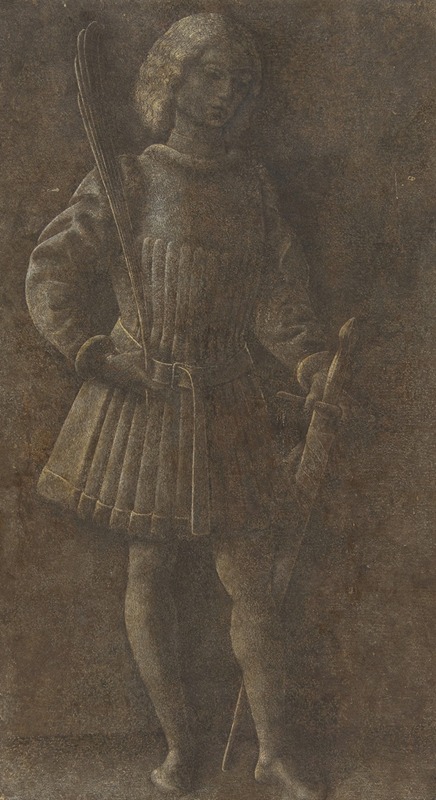 Antonio Vivarini - Standing Youth with Sword and Palm Branch