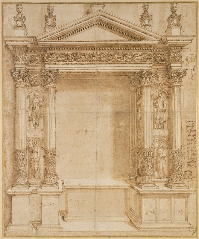 Baldassare Peruzzi - Design for an Altar